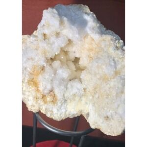 WHITE QUARTZ CRYSTAL KY GEODE ~ 2296 Grams ~ 5 lb 1 oz ~ 6.5 Inches Wide